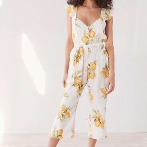 NWT For Love & For Lemons Limonada Jumpsuit M